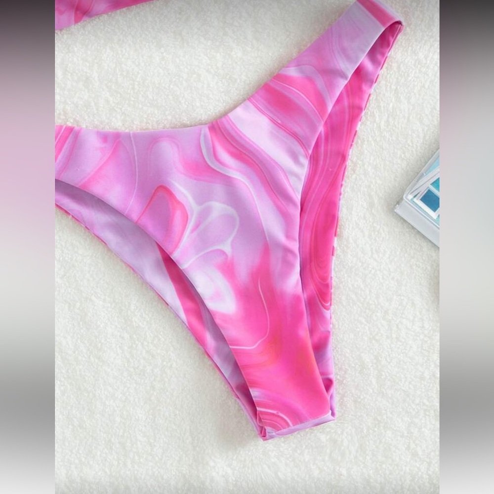 Pink Swirl Bikini Set - Picture 3 of 3